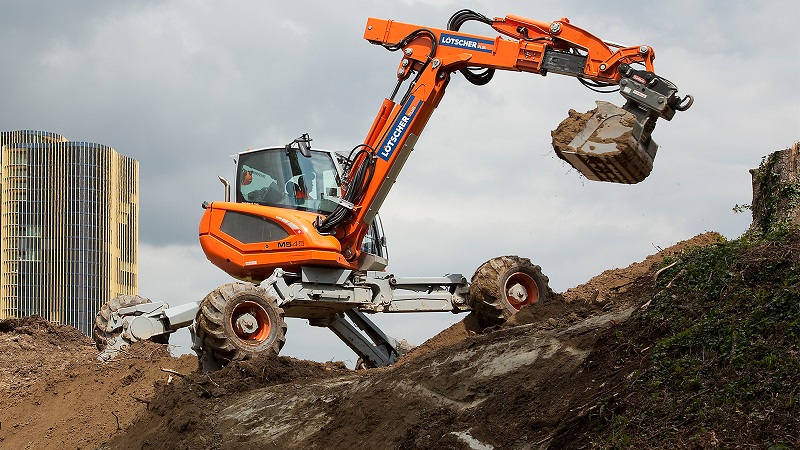 Menzi Muck 全地形挖掘機